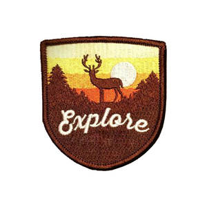 Patchs brodés personnalisés écologiques à thermocoller avec logo sur mesure, forme ronde, taille ajustable pour usage extérieur - Product Image 5