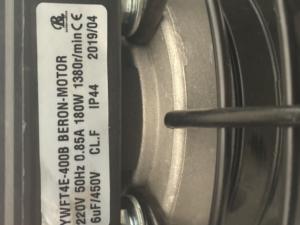 Ventilador Axial Cilíndrico de Túnel BERON AC 220V 180W 1380RPM con Aspas de 400MM - Product Image 5