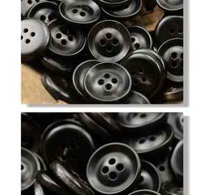 ปุ่มแตรวัวควาย ปุ่มแตรสีขาว ปุ่มตัดเย็บเสื้อผ้าแตรควายสีน้ําตาล - Product Image 6