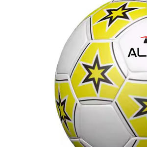 Alaay Ballon de football personnalisable cousu à la machine Couverture en PVC et PU Motifs colorés - Product Image 4