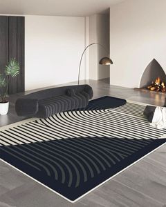Tapis en laine fait main de haute qualité, à poils coupés à la main, motif abstrait moderne pour salon, chambre à coucher, chambre d'enfant - Product Image 1