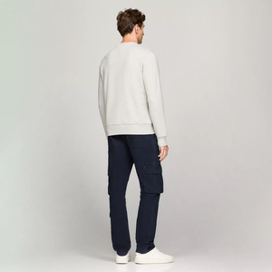 Sweat-shirt en molleton 100% coton pour homme personnalisé 2025 ODM Logo personnalisé Manches longues Col rond Écologique Hiver - Product Image 3
