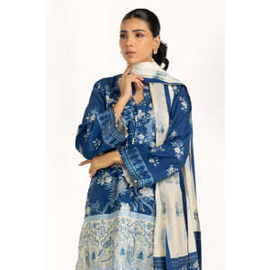 IUSTKSD-1259 Conjunto de Traje de Mujer de 3 Piezas con Bordado de Seda Cruda, Elegante y con Estilo - Product Image 4