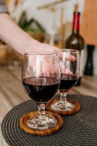 Eco Friendly Wooden <b>Drink</b> <b>Coasters</b> <b>for</b> Cups Mugs & Glasses - Product Image 4