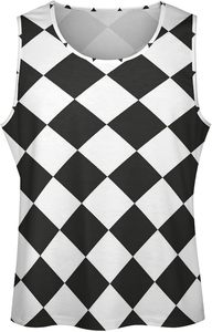 Customize Tank Tops Black <b>White</b> Plaids <b>Men's</b> Muscle Tank Top Sleeveless Workout Tank Shirts Gym Fitness Tees <b>Vest</b> - Product Image 3