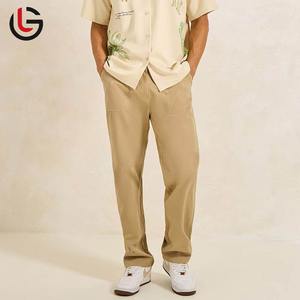 Top Wear Article Pantalon chinos en sapin de qualité supérieure Pantalon chinos élégant imprimé de logo personnalisé pour hommes Pantalon chinos entretenu par les OEM - Product Image 4