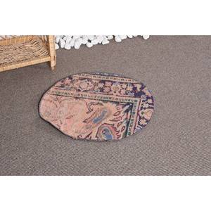 Cổ Điển <span class=keywords><strong>2x2</strong></span> Ft Len Chắp Vá Thảm Handmade Cổ Điển Màu Hồng Và Màu Đen Hình Chữ Nhật Sang Trọng Thảm Cho Phòng Khách Với Latex Ủng Hộ - Product Image 2