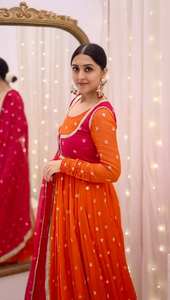 Nuevo lanzamiento Diseñador moderno Cuatro piezas Faux Georgette Vestidos Colección de ropa de fiesta de secado rápido - Product Image 2