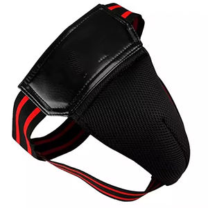 Protector de la ingle de cuero elástico con logotipo personalizado, Protección deportiva elástica, protector de la ingle abdominal para hombres de alta calidad para boxeo - Product Image 3