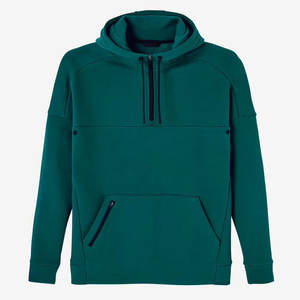 Usine directe nouveauté sweats à capuche de gymnastique pour hommes vêtements de plein air brodés couleur unie saison d'hiver en polyester/coton - Product Image 3