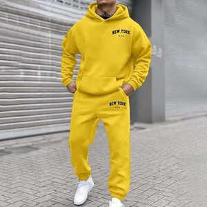 Sudadera informal con estampado de logotipo personalizado, chándal de 2 uds con precio al por mayor, conjunto de sudaderas y Jogger para hombres y mujeres con estampado de soplo - Product Image 2