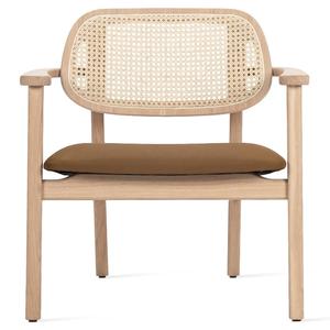 Chaises de salle à manger en bois de teck massif Halima Sièges tissés doux Finition naturelle Design minimaliste pour usage intérieur/extérieur Meubles de maison - Product Image 5