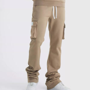 Streetwear surdimensionné 100% coton 460 Gsm poids lourd imprimé hiver à capuche Baggy ensemble de survêtement pour hommes - Product Image 6