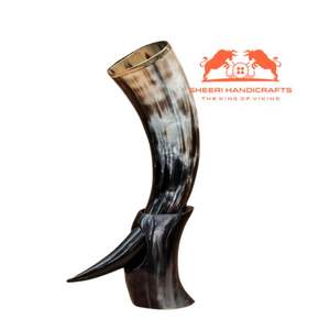 Taza de cerámica de tendencia vikinga, jarra de cerveza de Color blanco con logotipo personalizable, el último diseño de SHEERI HANDICRATS para regalo de bebidas - Product Image 6