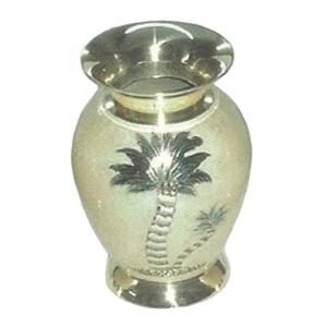 Florero de latón de alta calidad con grabado de acabado blanco y dorado para decoración del hogar Decoración de mesa Florero - Product Image 5