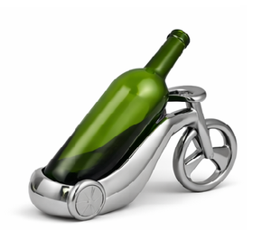 Porte-bouteille de vin moderne en aluminium écologique Art Déco avec une capacité de 3 L, support de rangement pour vin rouge sur comptoir pour les fêtes - Product Image 5