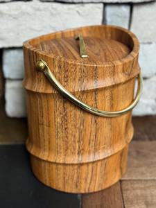 Moderno Cubo de Hielo de Madera para Exhibición, Hospitalidad y Regalos, Diseño Elegante para Mesa, para Eventos de Bar en Casa y Decoración Premium - Product Image 3