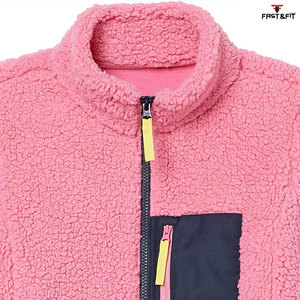 แจ็คเก็ตกลางแจ้งของผู้หญิงเสื้อฟลีซเชอร์ปาผ้าฟลีซระบายอากาศลายพรางมีซิปเต็มรูปแบบน้ำหนักเบาปรับแต่งได้สำหรับฤดูหนาว - Product Image 6