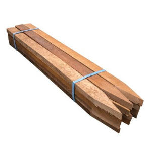 Piquets carrés en bois-Bois dur/résineux durable 2-3m de longueur 10-12cm de diamètre 50-75 bâtons/paquet pour l'agriculture, le jardinage et la maison - Product Image 4