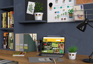 Aqualean-maceta de búho para nieve, tamaño mediano y pequeño - Product Image 4