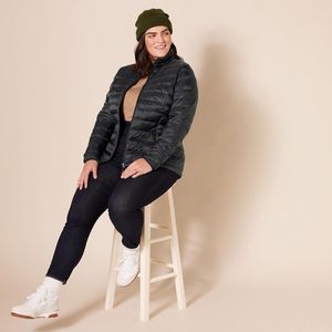Chaqueta Acolchada para Mujer, Ligera, Cálida, con Cierre de Cremallera, Invierno, Elegante, Transpirable, Bordado 3D, Logotipo Personalizado - Product Image 4