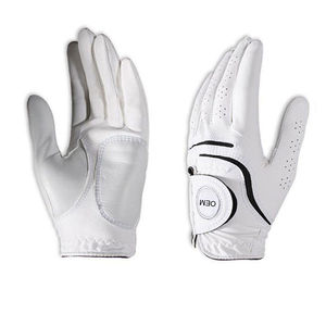 Best-seller Gants de golf en cuir Cabretta de qualité supérieure pour gaucher avec logo personnalisé en peau de mouton de qualité élégante Applicabilité sportive - Product Image 2