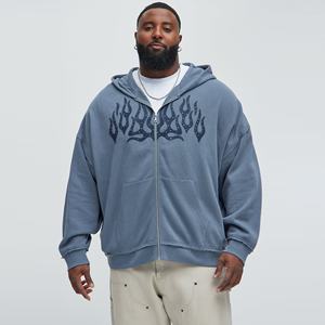 Sudadera con capucha de lana gruesa con diamantes de imitación, oferta de invierno, 100% de algodón, manga larga, logotipo personalizado, alta calidad, Vintage, para hombre - Product Image 1