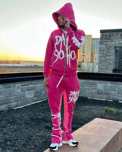 Collection hiver du fabricant Sweat à capuche zippé intégral pour hommes Design Streetwear avec impressions personnalisées Vente en gros - Product Image 6