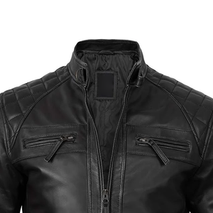 Chaqueta de cuero para hombre, resistente al viento, de alta calidad, gran venta, mejor diseño, ropa masculina. - Product Image 4