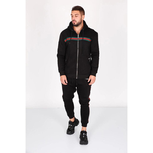 Casual <b>Tracksuit</b> 100% Cotton <b>Polyester</b> <b>Tracksuits</b> Casual Men <b>Tracksuits</b> for Men Jogging Athletic Sports <b>tracksuit</b> OEM - Product Image 1