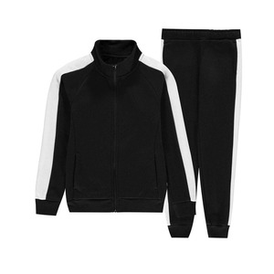 Nouveaux modèles de survêtements deux pièces en polaire Slim Fit pour hommes | Dernier hiver élégant vêtements d'entraînement ensemble de survêtements - Product Image 1