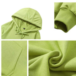 Sweat-shirts en coton colorés de haute qualité, streetwear unisexe premium, durables, tendance, élégants, sweat-shirt à capuche pour tous les jours - Product Image 2