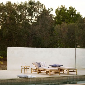 Nouveau design Chaises longues en bambou de style italien pour piscine d'hôtel Lit de bronzage de luxe au meilleur prix à vendre - Product Image 5