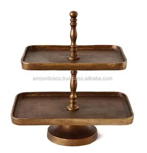 Soporte de pastel de madera hecho a mano de buena calidad para hoteles y restaurantes - Product Image 2