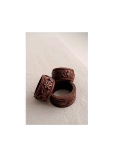Vintage <b>wooden</b> napkin ring for traditional family <b>dining</b> <b>table</b> with handcrafted <b>rustic</b> design and smooth finish - Product Image 4