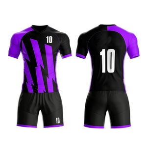 Vente directe de l'usine Uniformes de football pour hommes et femmes Style d'ensemble de vêtements de sport en polyester 100% - Product Image 5