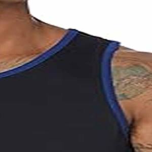 Débardeur en maille à col en V respirant à séchage rapide personnalisé Impression par transfert thermique sur toute la surface Fitness de l'été pour hommes Gym - Product Image 2