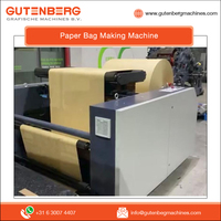 Máquinas para hacer bolsas de papel con mango plano completamente automáticas de alto estándar Grado 50-720 pcs/min Velocidad de bolsa Mejor precio Planta de fabricación