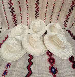 Unisex Custom Summer <b>Lady</b> <b>Straw</b> <b>Hat</b> with Wide Brim OEM Lifeguard Beach Fishing Style Embroidered Rush Logo Boater Pattern - Product Image 5