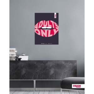 ORION's Modern Style Adults Only <b>Poster</b> for Wall Decor Made of Paper - Product Image 4