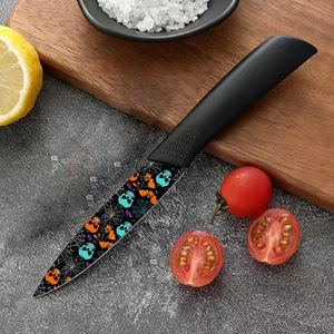 Couteau de chef en céramique artisanal, manche en plastique, passe au lave-vaisselle, pour la survie en plein air, qualité supérieure, en stock - Product Image 4