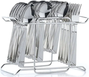 Couverts en métal Design élégant Ensemble de couverts en gros Couverts en acier inoxydable de haute qualité miroir polonais écologique d'Inde - Product Image 3