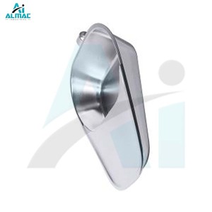 Bassin triangulaire gradué de qualité hospitalière ALMAC, manuel, en acier inoxydable, finition lisse, résistant à la corrosion, utilisation fiable - Product Image 4