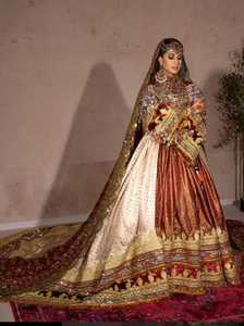 Robes pour femmes afghanes Kuchi plissées brodées de haute qualité à 100%, manches longues, vintage, avec des glands, tailles personnalisées disponibles - Product Image 4