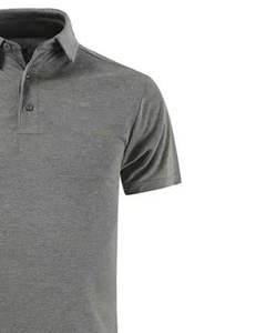 Customized <b>Mens</b> Heather <b>Grey</b> <b>Polo</b> <b>Shirt</b> Short Sleeve Pique Fabric Breathable Casual Corporate Uniform Custom Logo Printing Wear - Product Image 2