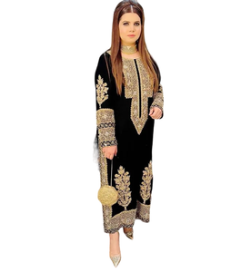 Eid Ramzan especial personalizable pakistaní recto Kurta pantalón Mujer traje indio tradicional vestido de red listo para Salwar - Product Image 1