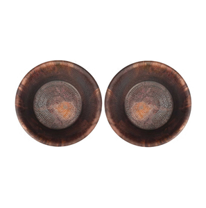 Juego de 3 cuencos de latón de color negro para pies, tamaño y forma personalizados, cuenco de salón de belleza para Spa, producto diferente - Product Image 6