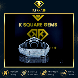 Usine bas prix automatique pour Quartz résistant à l'eau conception Unique VVS unisexe luxe en acier inoxydable Moissanite diamant - Product Image 2