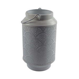 Farol Clásico de Color Blanco con Acabado Pintado y Diseño de Metal de Hierro para Decoración del Hogar, Últimos Diseños en Hierro - Product Image 4