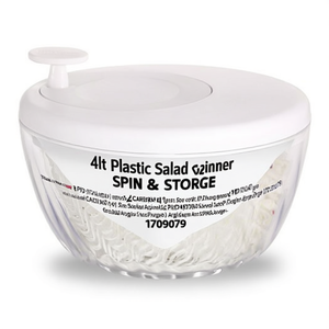 Escurridor de Ensaladas de Plástico de 4 Litros con Almacenamiento SPIN & STORE Argilla 17090079 - Product Image 2